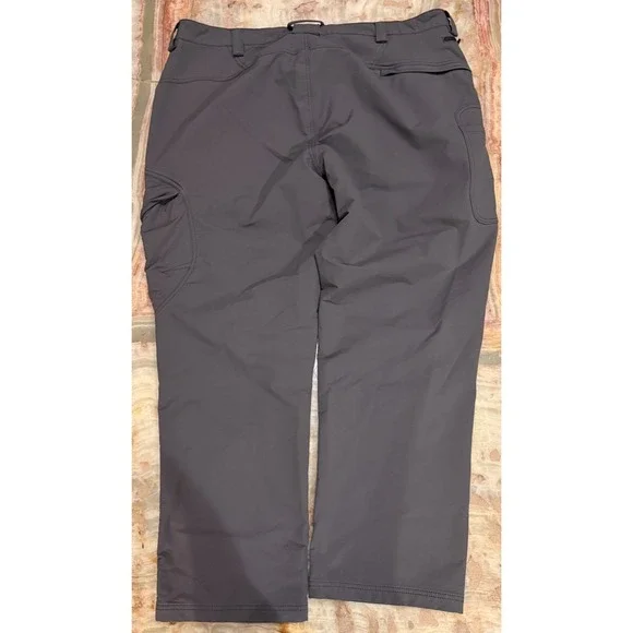 TRUEWERK Mens Workwear Pant Gray Straight Leg Technical Utility Pockets 44x30 - Picture 3 of 6